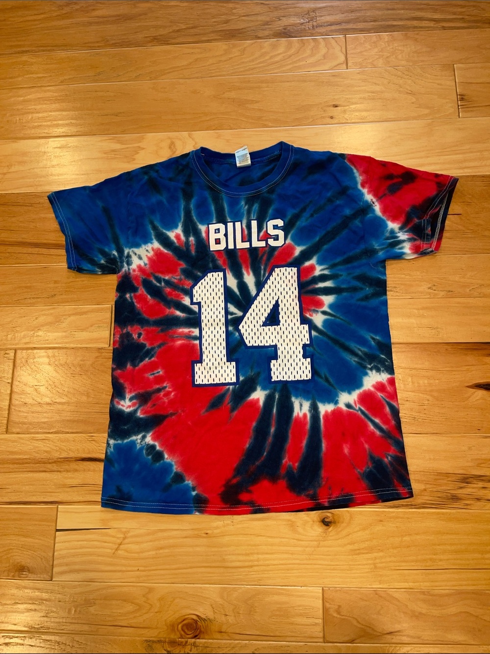 Bills #14 tie-die t-shirt
